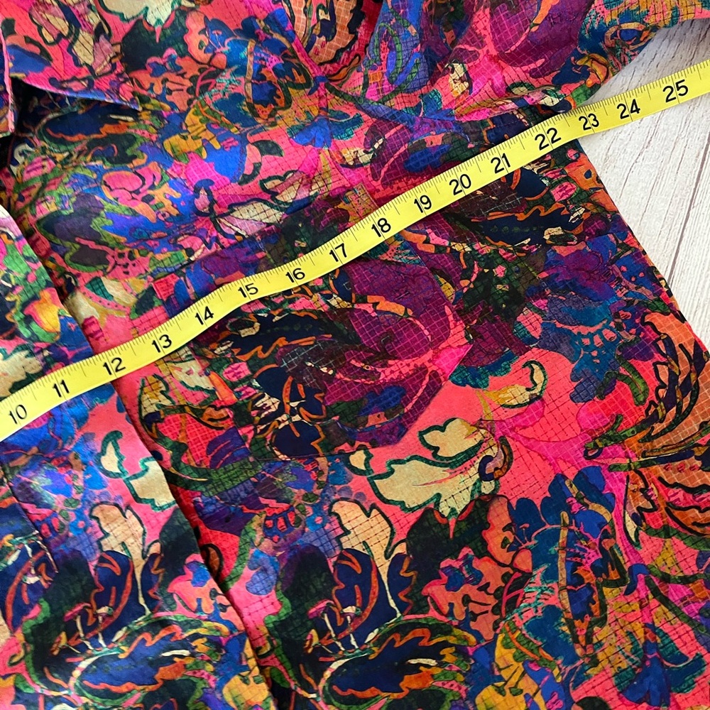 Peruvian Connection Multi Color Abstract Print Lo… - image 6